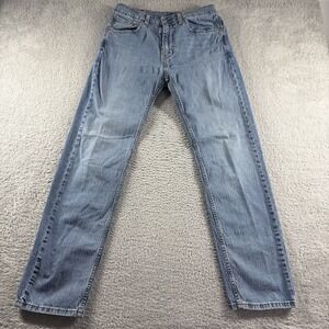 VINTAGE Levi 505 Jeans Mens 32x34 (Fits 30x30) Straight Leg Light Wash Stretch